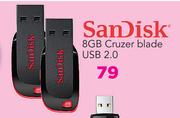 SanDisk 8GB Cruzer Blade USB 2.0