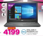 Dell 15.6" Intel Core I5 Notebook 