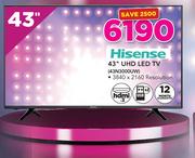 Hisense 43" UHD LED TV 43N3000UW