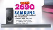Samsung 2.1 Channel Soundbar With Wireless Subwoofer HW-K360