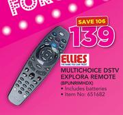 Ellies Multichoice DSTV Explora Remote BPUNRIMHDX