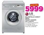 LG 8kg Metallic Direct Drive Front Loader MET F12B8TDP5