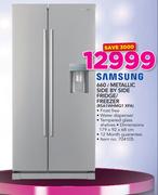 Samsung 660ltr Metallic Side BY Side Fridge/Freezer RSA1WHMG1 XFA