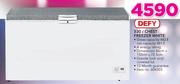 Defy 530ltr White Chest Freezer 