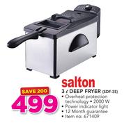 Salton 3ltr Deep Fryer SDF-35