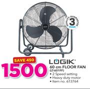 Logik 60cm Floor Fan LT-601FF