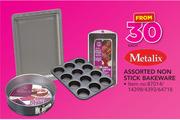 Metalix Assorted Non Stick Bakeware-Each