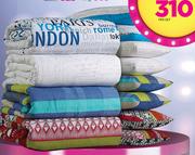 Casa Double Polycotton Assorted Comforters 200x200cm Including Two Matching Pillowcases