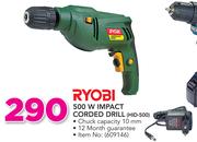 Ryobi 500W Impact Corded Drill (HID-500)