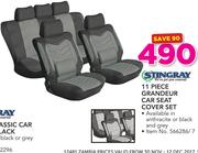 Stingray 11 Piece Grandeur Car Seat Cover Set