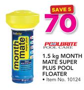 Poolbrite 1.5kg Month Mate Super Plus Pool Floater