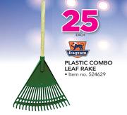 Fragram Plastic Combo Leaf Rake-Each