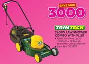 Trimtech 2400W Lawnmower Combo With Plug