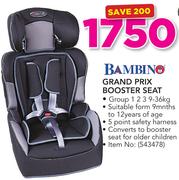 Bambino Grand Prix Booster Seat
