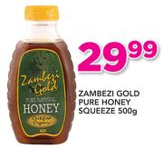 Zambezi Gold Pure Honey Squeeze-500g