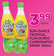 Su Dance Tropical Flavoured Carbonated Drink-500ml Each