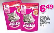 Whiskas Cat Food Pouch-85g Each