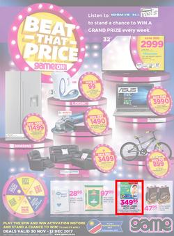Game Namibia : Beat that Price (30 Nov - 12 Dec 2017), page 1