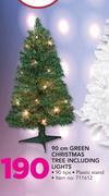 90cm Green Christmas Tree Including Lights