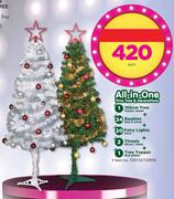 All In One Pine Tree & Decorations-Each