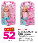 Evi Love 12cm Favourites Doll-Each