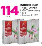 Indoor Star Tree Topper Light-Each