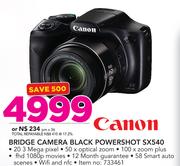 Canon Bridge Camera Black Powershot SX540