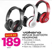 Volkano Impulse Bluetooth Headphone-Each