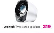 Logitech Twin Stereo Speakers