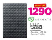 Seagate 2TB 2.5" Expansion Hard Drive  STEA2000400