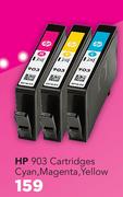HP 903 Cartridges Cyan, Magenta, Yellow