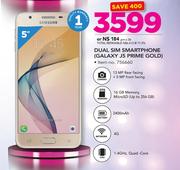 Samsung Dual Sim Smartphone Galaxy J5 Prime Gold