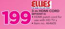 Ellies 3m HDMI Cord BPHDM13