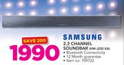 Samsung 2.2 Channel Soundbar HW-J250 XA