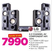 LG 4.2 Channel AV Component HiFi ARX8