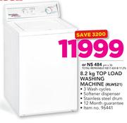 Speed Queen 8.2Kg Top Load Washing Machine RLWS21