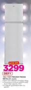 Defy 183Ltr Top Freezer Fridge Metallic D220D