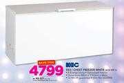KIC 553Ltr Chest Freezer White KCG 570 1