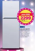 KIC 170Ltr Top Freezer Fridge White 518 1