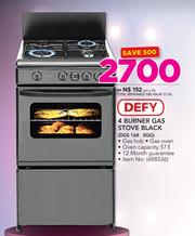 defy gas stove dgs168