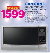 Samsung 32Ltr Electronic Microwave Silver ME9114S1 XFA