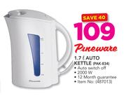 Pineware 1.7Ltr Auto Kettle PAK-834