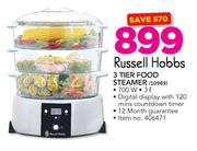 Russell Hobbs 3 Tier Food Steamer 10969