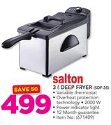 Salton 3Ltr Deep Fryer SDF-35