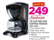 Sunbeam 10 Cup Deluxe Coffee Maker SDC-1000