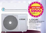 Logik 12000 BTU Split Aircon Indoor & Outdoor Unit GLM-12