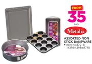 Metalix Assorted Non Stick Bakeware-Each