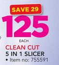 Clean Cut 5 In 1 Slicer-Each