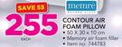 Memre Contour Air Foam Pillow