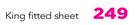 Design Studio King Fitted Sheet Hem